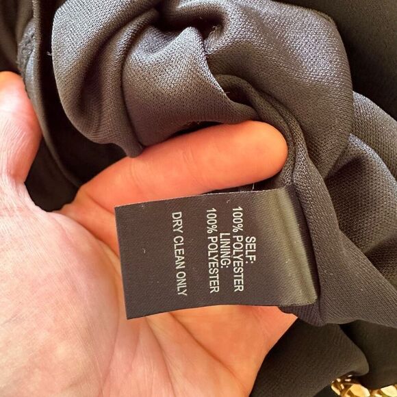 Lulus Women’s V Neck Lace Trim Black True Bliss Black Maxi Dress - Picture 12 of 13